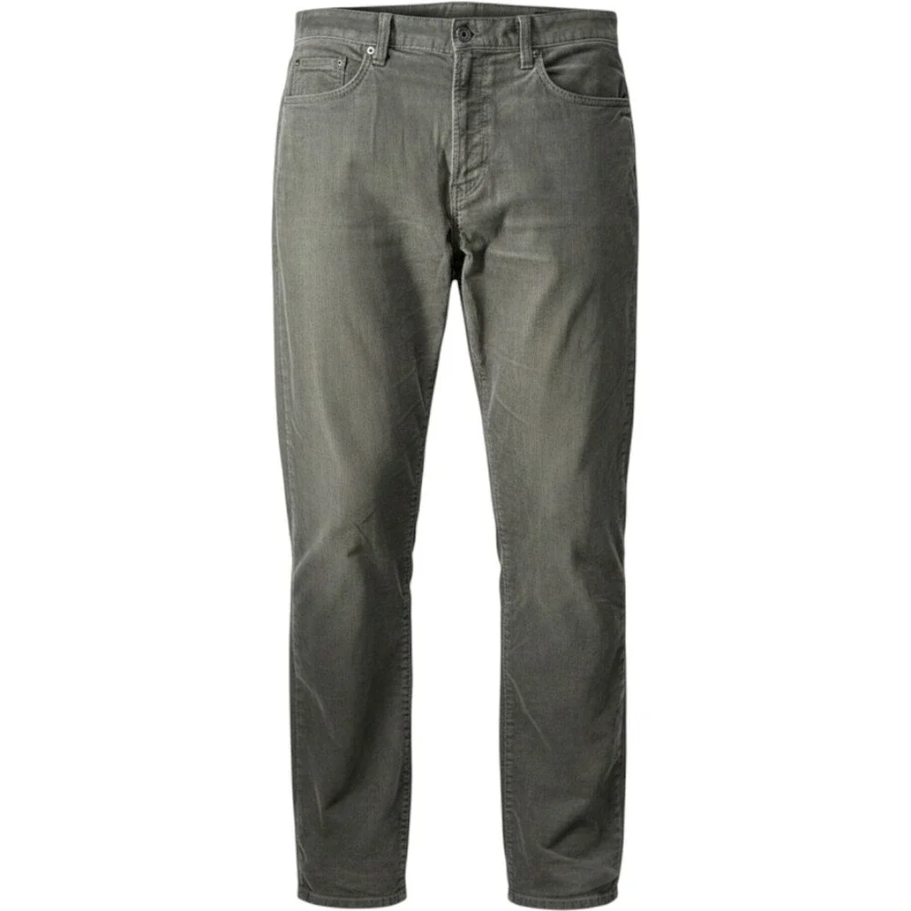 Bonobos Corduroy Pants Men Olive Green 5-Pocket Straight Leg 34x34